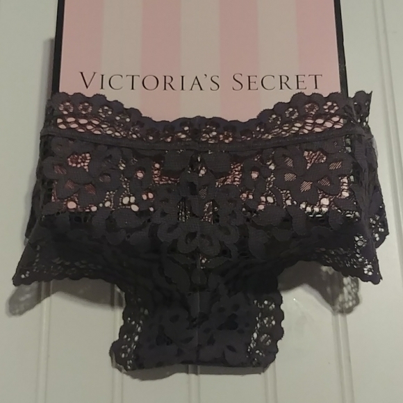 3/$25- VS Sparkly Silver Hipster Panty - Picture 6 of 10
